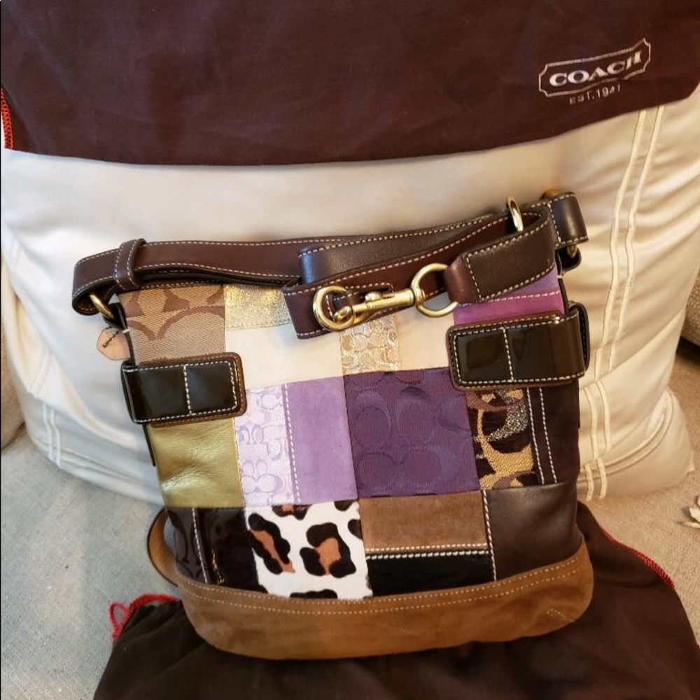 Authentic Coach patchwork
